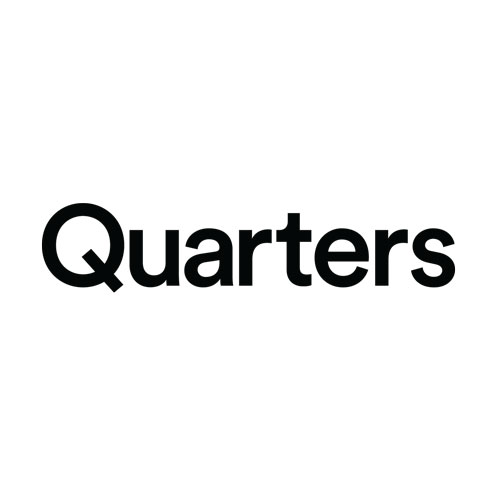 The word Quarters is written in bold, black, sans-serif typeface on a plain white background.